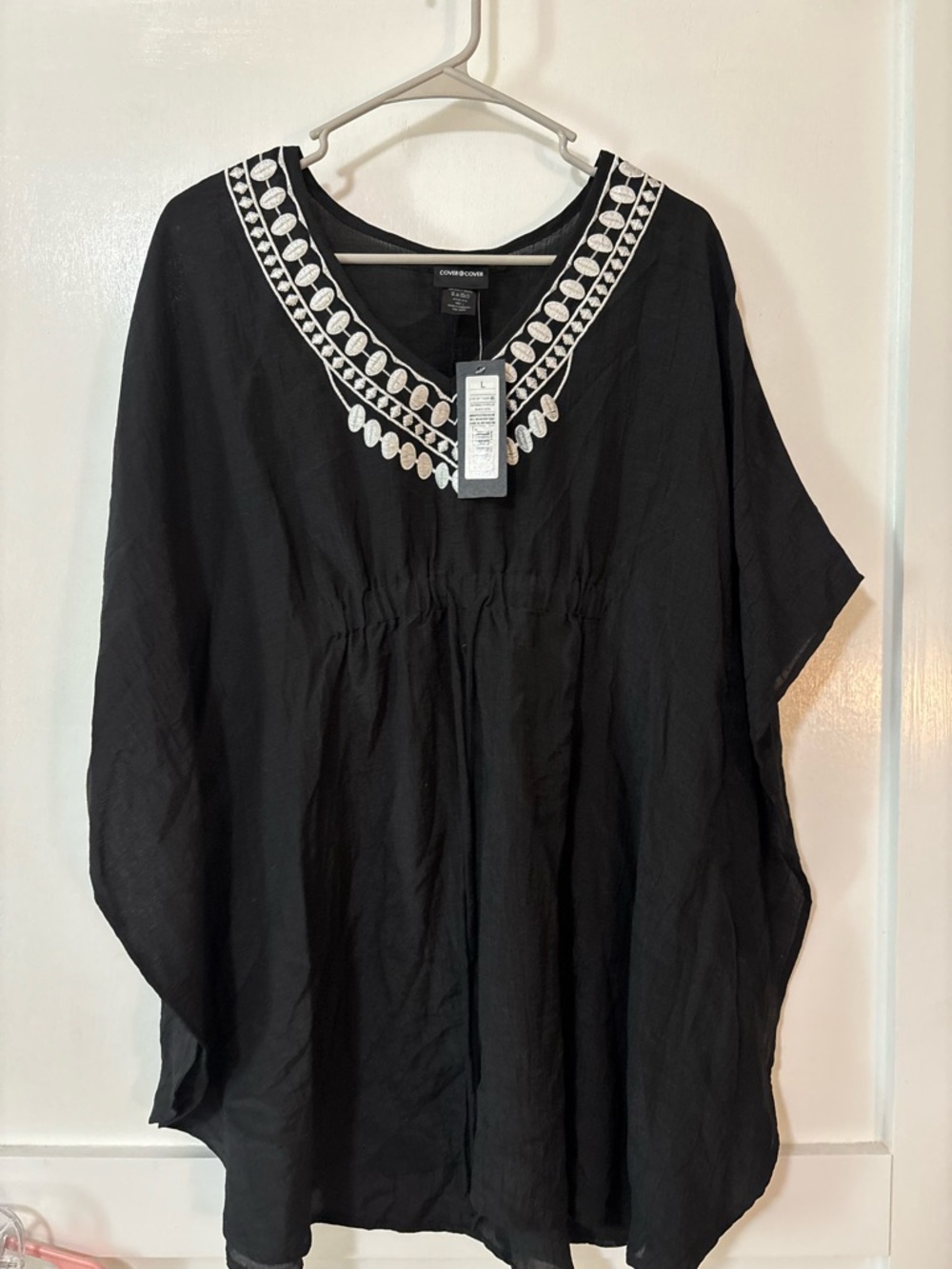 Cover2Cover black swimsuit coverup size large new with tag
